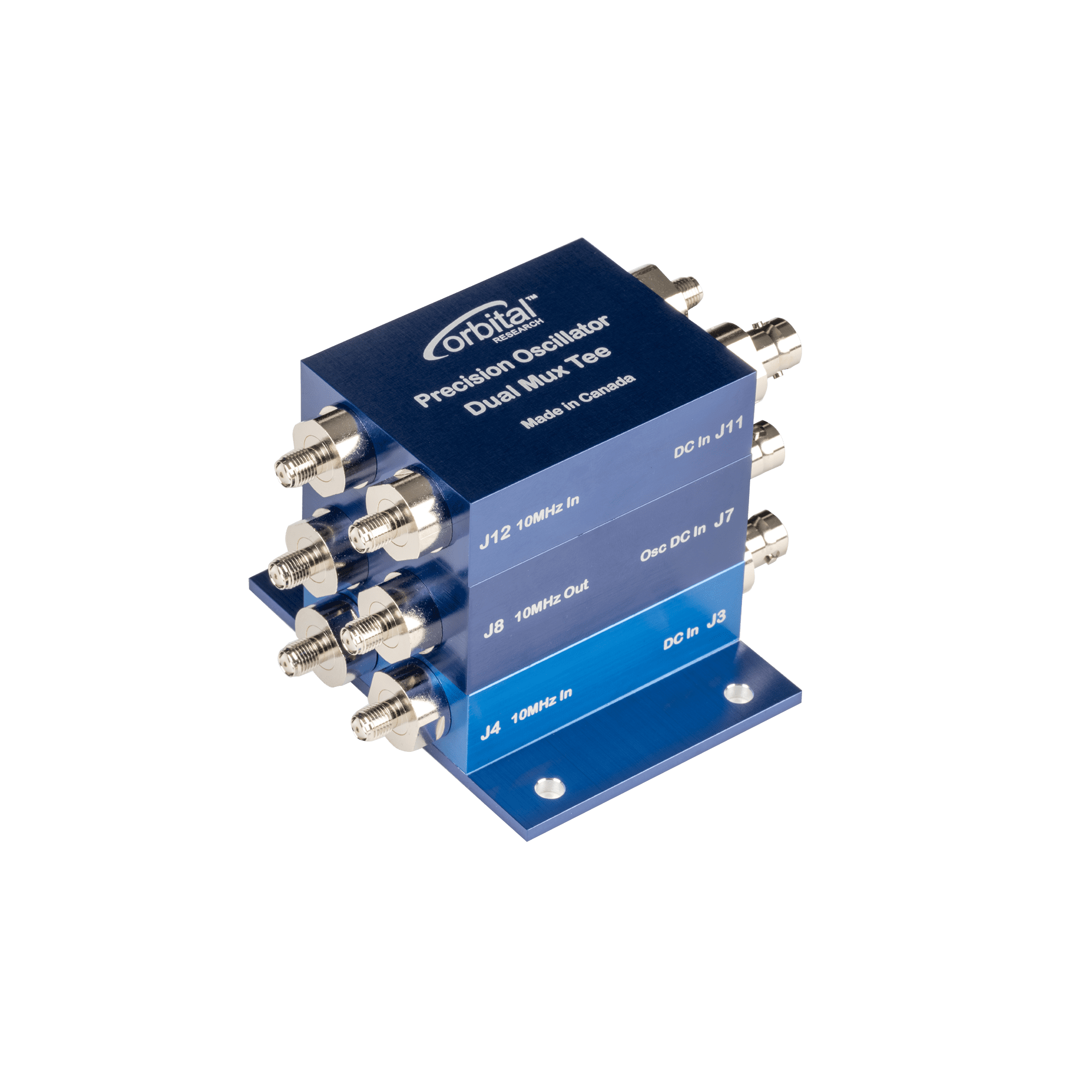 Precision 10 MHz Oscillator – Dual MuxTees – Orbital Research Ltd.