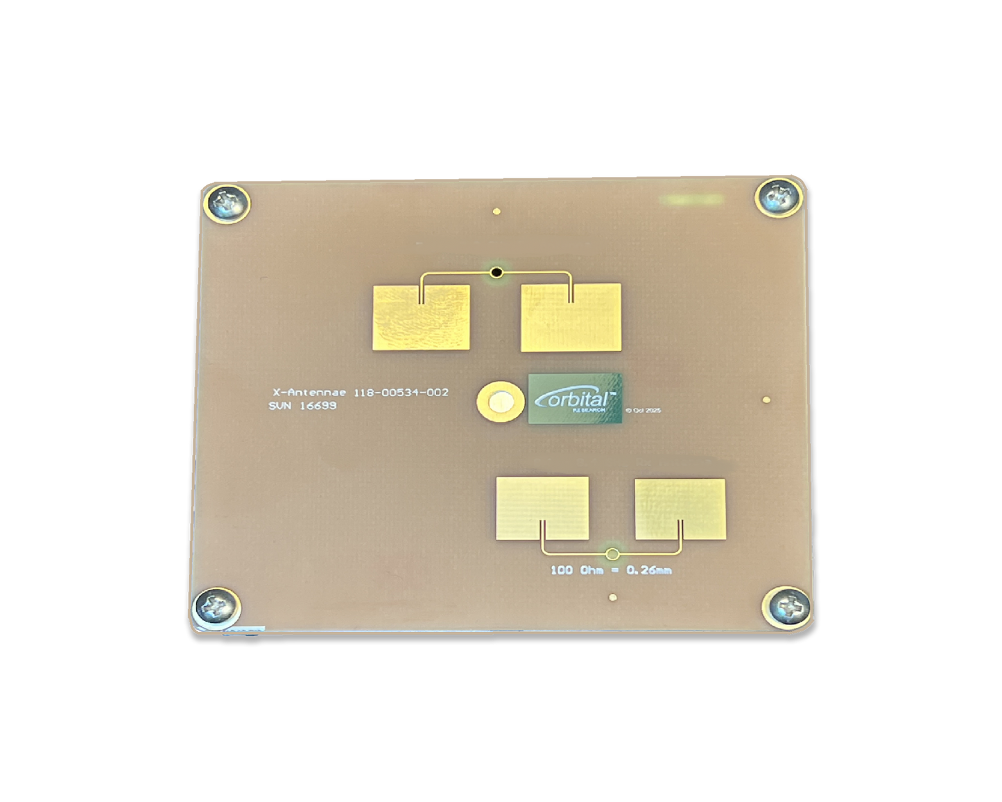 Space-Rated X-band Patch Antenna
